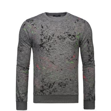 Madmext 1677 Antrasit Erkek Sweatshirt