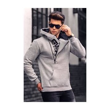 Madmext 1767 Gri Kadın Sweatshirt