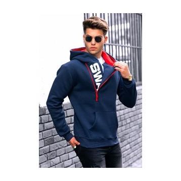 Madmext 1767 Lacivert Erkek Sweatshirt