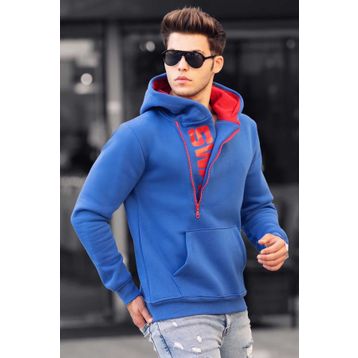 Madmext 1767 Saks Erkek Sweatshirt