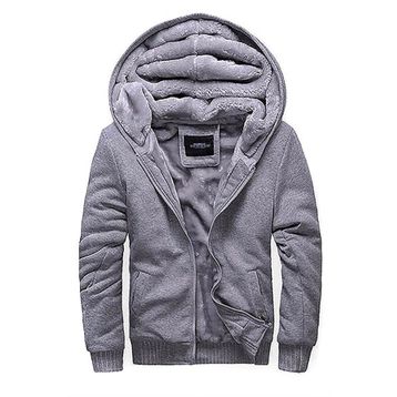 Madmext 22377 Gri Kapşonlu Erkek Sweatshirt