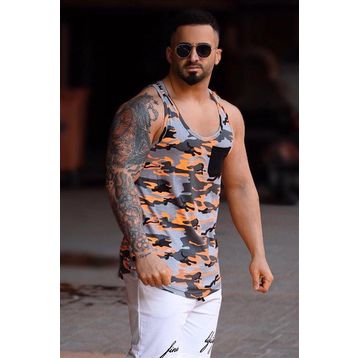 Madmext 2272 Orange Erkek Atlet