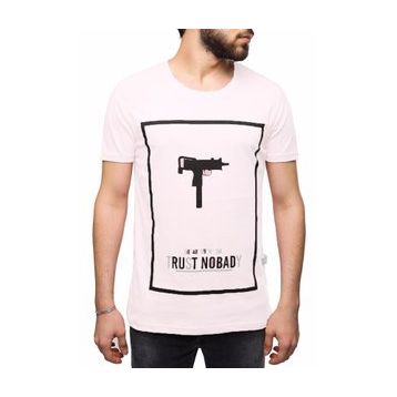 Madmext 2533 Beyaz Erkek T-Shirt
