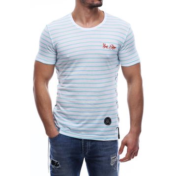 Madmext 2567 Erkek Yandan Bağcıklı Tişört