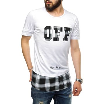Madmext 2576 Beyaz Erkek T-shirt