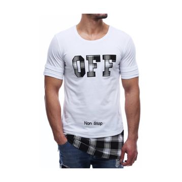 Madmext 2576 Beyaz Erkek T-shirt