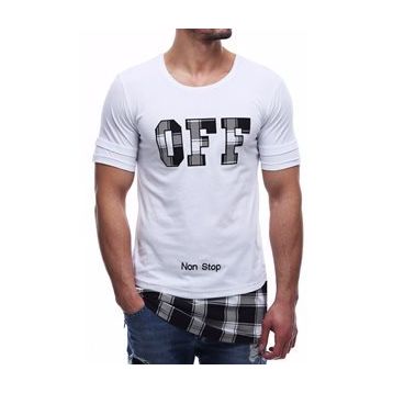Madmext 2576 Beyaz Erkek T-shirt