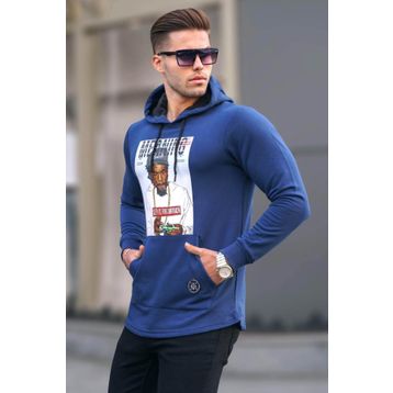 Madmext 2780 Lacivert Erkek Sweatshirt