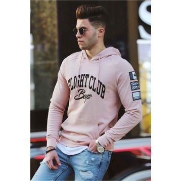 Madmext 2868 Pudra Erkek Sweatshirt