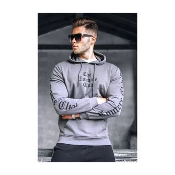 Madmext 2877 Füme Baskılı Kapşonlu Erkek Sweatshirt