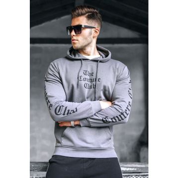 Madmext 2877 Füme Baskılı Kapşonlu Erkek Sweatshirt