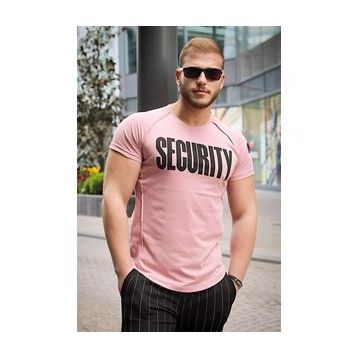 Madmext 2880 Pembe Baskılı Erkek T-Shirt