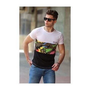 Madmext 3003 Beyaz Erkek T-shirt
