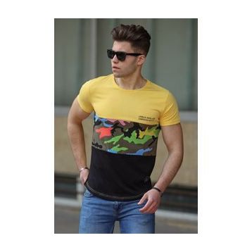 Madmext 3003 Sarı Erkek T-shirt
