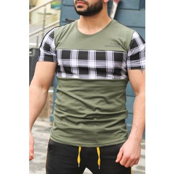 Madmext 3004 Haki Erkek T-shirt