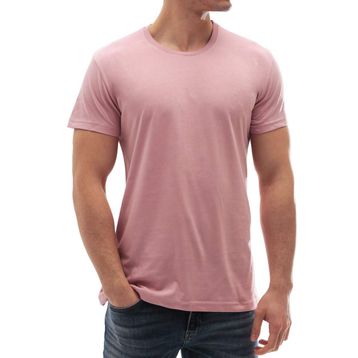 Madmext 3006 Pembe Baskılı Erkek T-Shirt