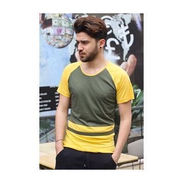 Madmext 3014 Haki Erkek T-shirt