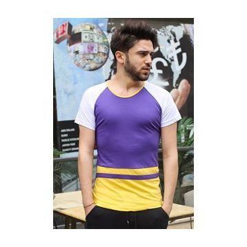Madmext 3014 Mor Erkek T-Shirt