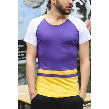 Madmext 3014 Mor Erkek T-Shirt