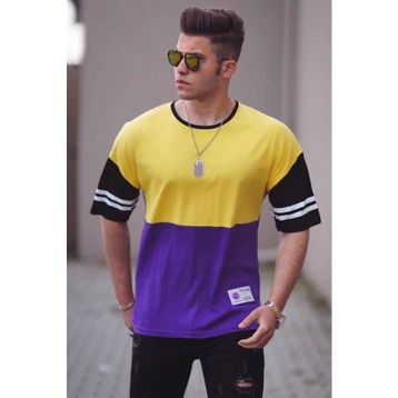 Madmext 3078 Mor Erkek T-Shirt