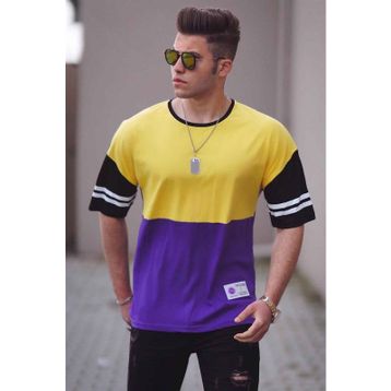 Madmext 3078 Mor Erkek T-Shirt