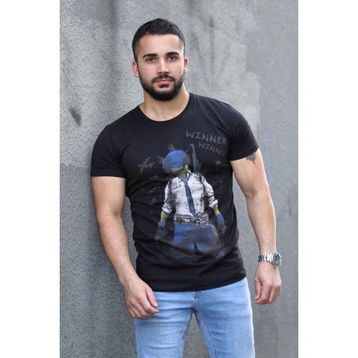 Madmext 4028 Erkek Baskılı Tişört