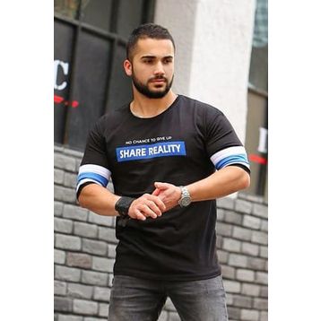 Madmext 4030 Siyah Erkek T-shirt