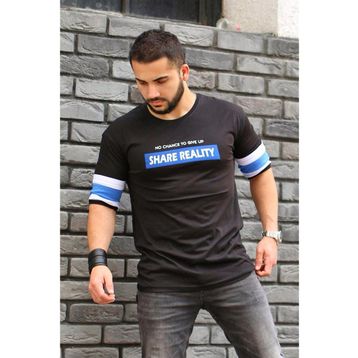 Madmext 4030 Siyah Erkek T-shirt