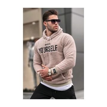 Madmext 4390 Camel Peluş Swetshirt