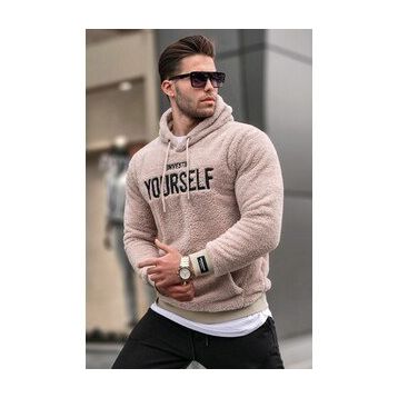 Madmext 4390 Camel Peluş Swetshirt