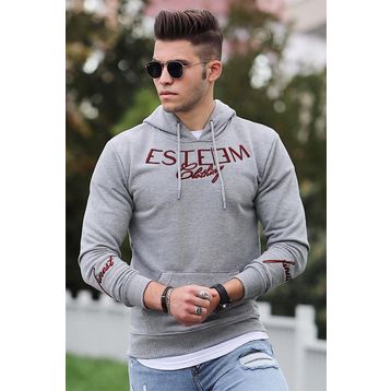 Madmext 4402 Gri Erkek Sweatshirt