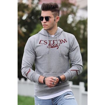 Madmext 4402 Gri Erkek Sweatshirt