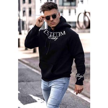 Madmext 4402 Siyah Kapşonlu Erkek Sweatshirt