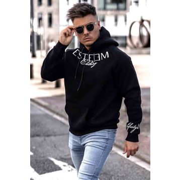 Madmext 4402 Siyah Kapşonlu Erkek Sweatshirt