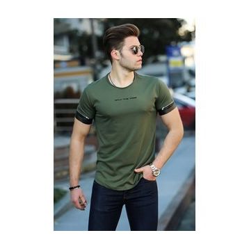 Madmext 4451 Haki Erkek T-shirt