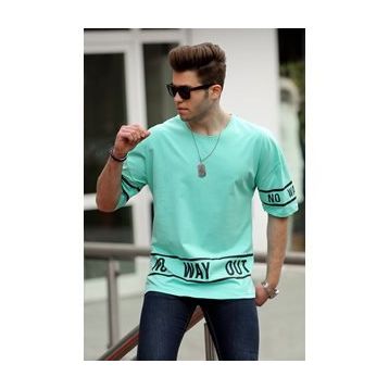 Madmext 4483 Turkuaz Erkek T-shirt