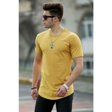 Madmext 4500 Sarı Erkek T-shirt