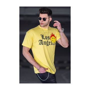 Madmext 4513 Sarı Erkek T-shirt
