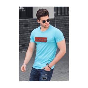 Madmext 4589 Mavi Erkek T-shirt