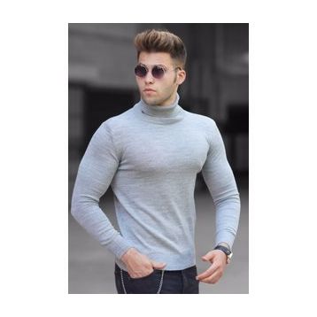 Madmext 4656 Gri Erkek Kazak