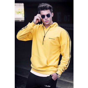 Madmext 4721 Sarı Erkek Sweatshirt