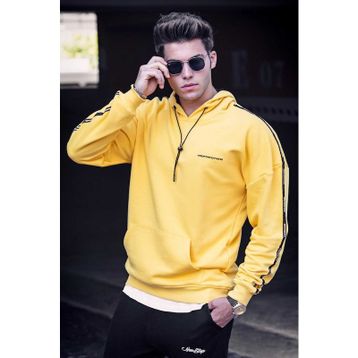 Madmext 4721 Sarı Erkek Sweatshirt
