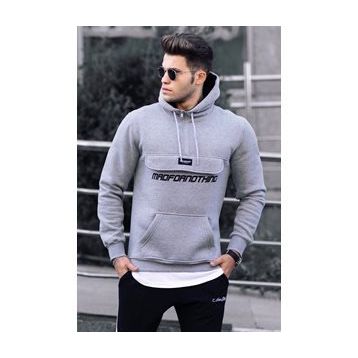 Madmext 4729 Gri Erkek Sweatshirt