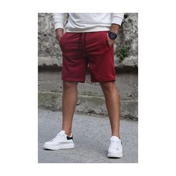 Madmext 4842 Bordo Regular Fit Erkek Şort