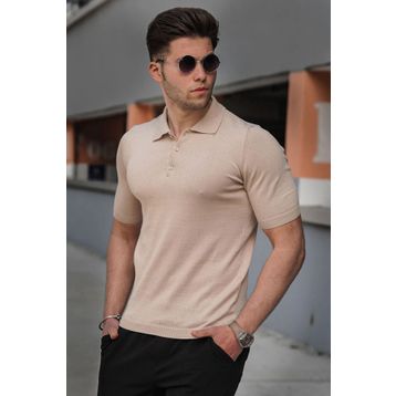 Madmext 5078 Bej Erkek T-shirt