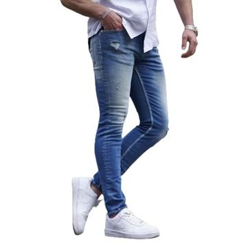 Madmext 5102 Mavi Skinny Erkek Jean