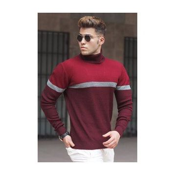 Madmext 5149 Bordo Erkek Kazak
