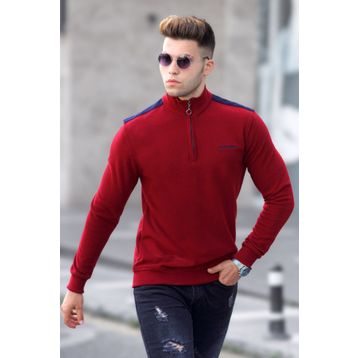Madmext 5155 Bordo Erkek Sweatshirt