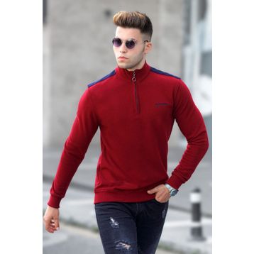 Madmext 5155 Bordo Erkek Sweatshirt
