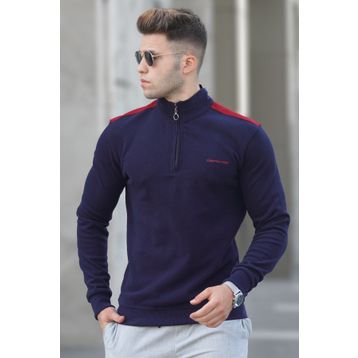 Madmext 5155 Lacivert Erkek Sweatshirt